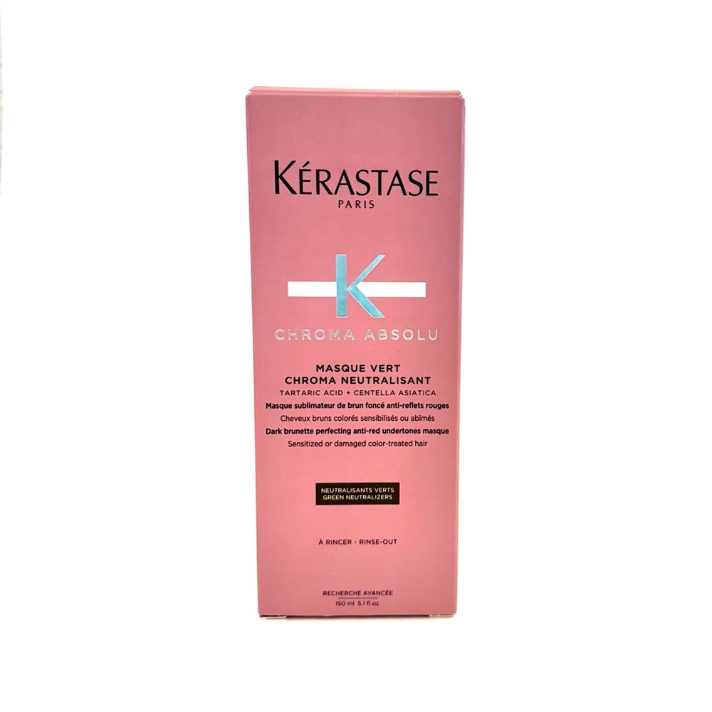 Chroma Absolu Hair Masque Vert Dark Brunette Perfecting Anti Brass Toning Mask
